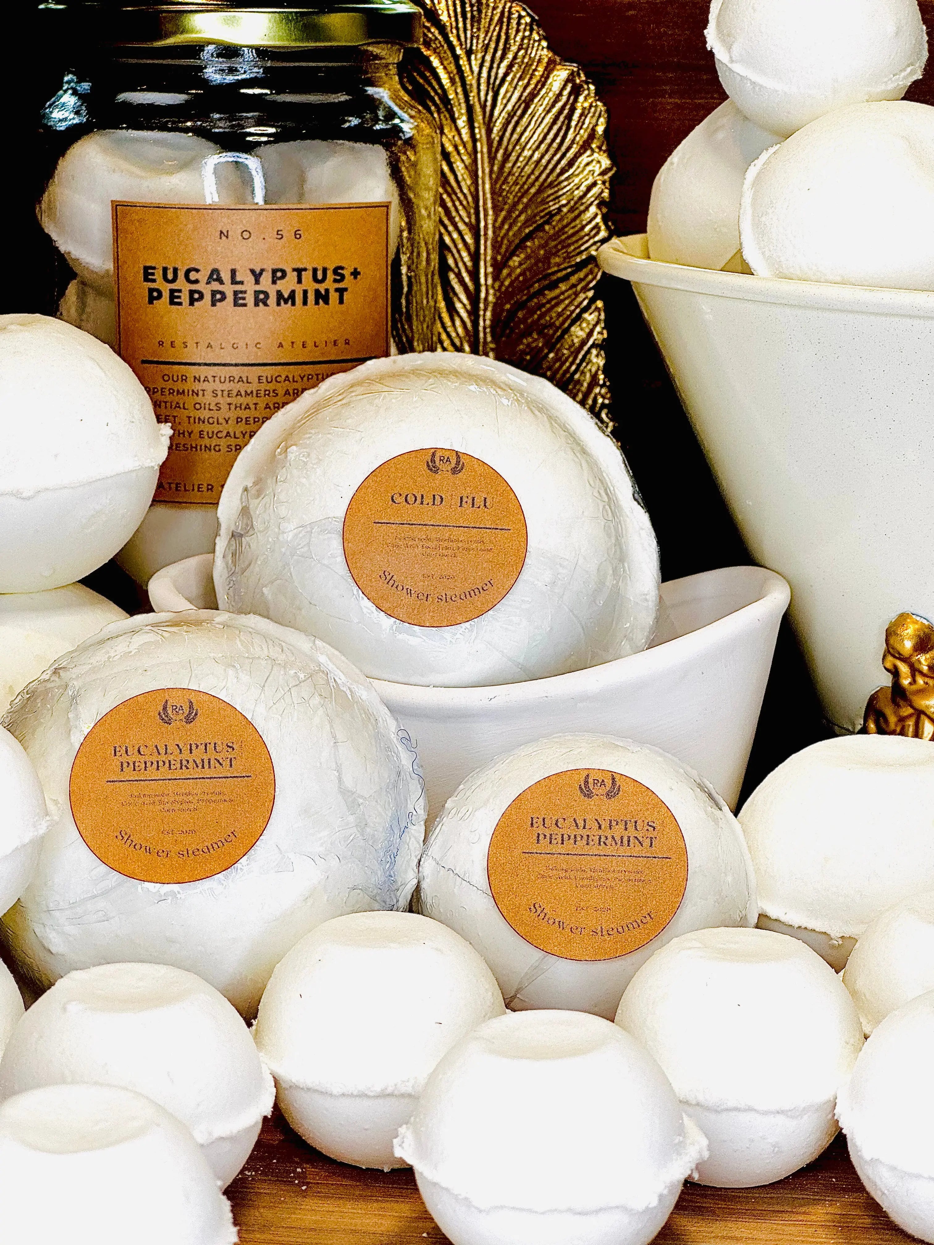 Shower Steamers with Essential Oils for Sinus Relief and Congestion