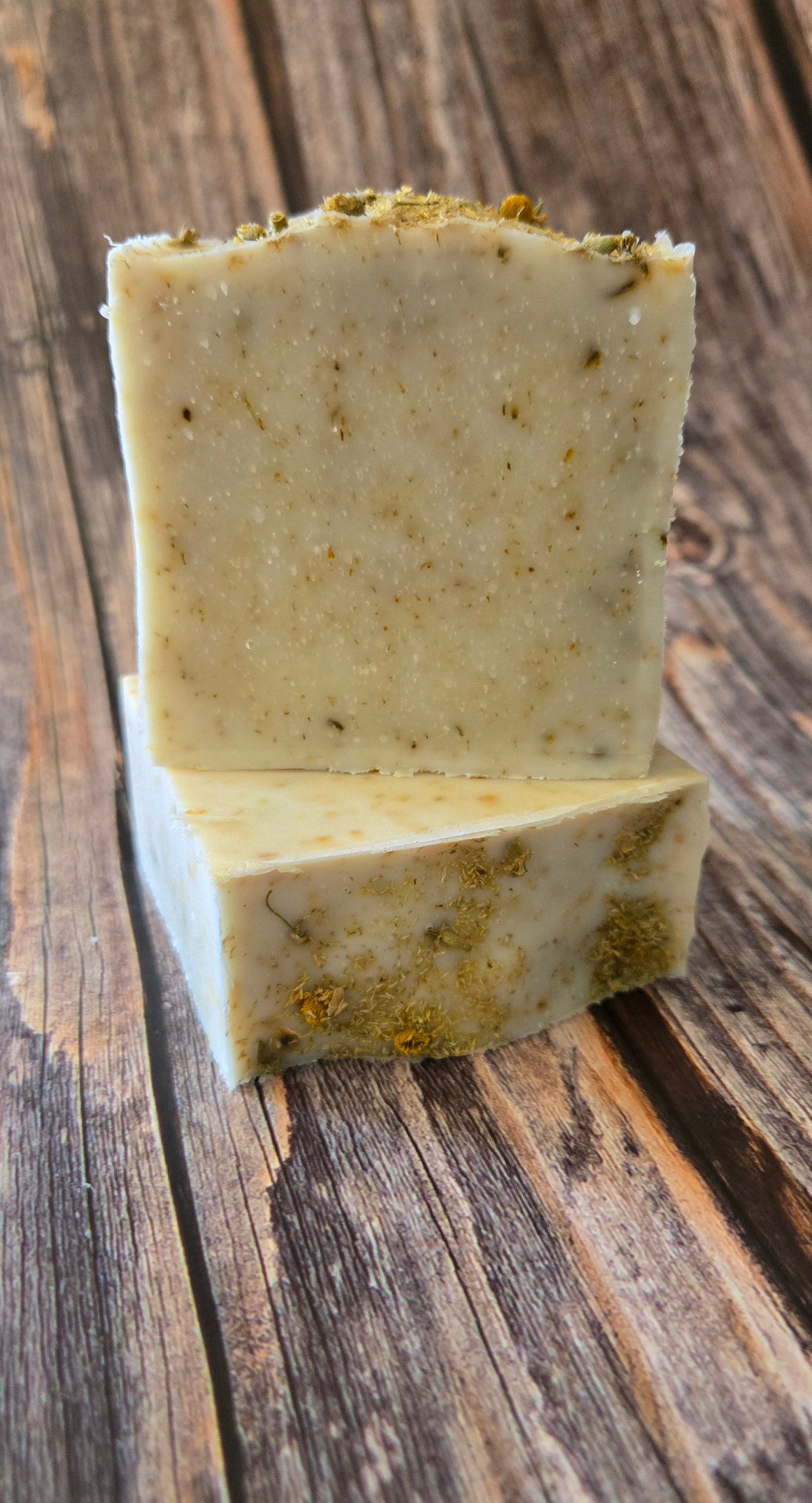 Beeswax unscented chamomile infused soap for extra sensitive skin